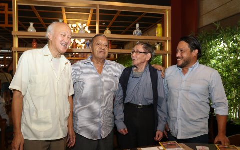 Juan Chang Jo, Carlos Sampling, Jorge Chang Jo y Antonio Chang.