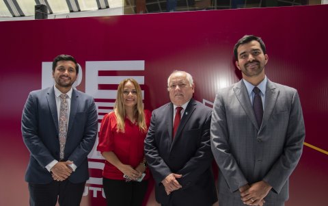 Jimmy Martin, Leslie Avilés, José Pedro Barberán y Jorge Bucaram.
