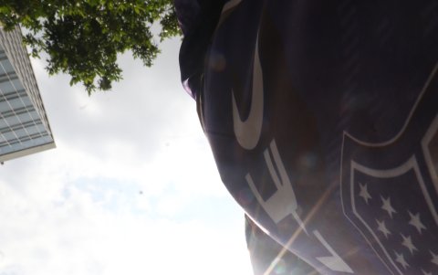 En sitios con sombra la temperatura llegó a ser de 36 °. Sin sombra, la sensación térmica se acercó a los 40 °.