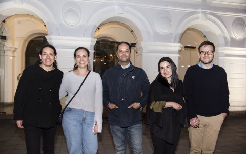 Rossana Barba, María Fernanda Ocaña, Francisco Vidaurre, María Emilia Cano y Héctor Ocaña.