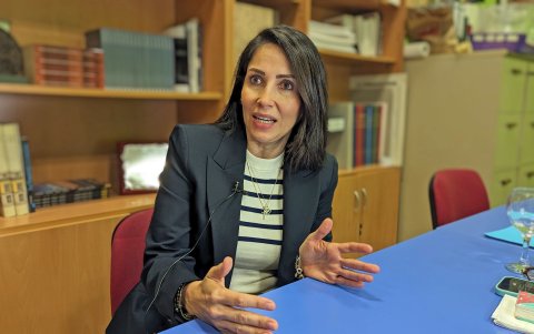 Luisa González es la presidenta del movimiento Revolución Ciudadana.