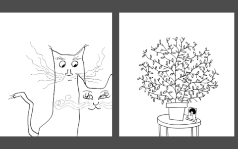 La selección de las obras la hizo a través de sus propios afectos.