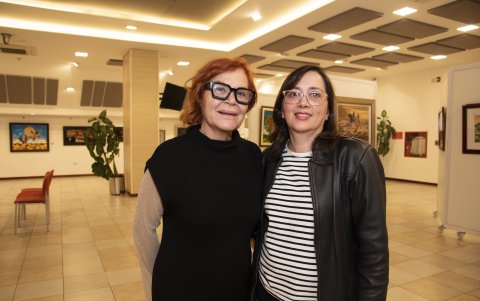 Claudia Storini y Saudia Levoyer.