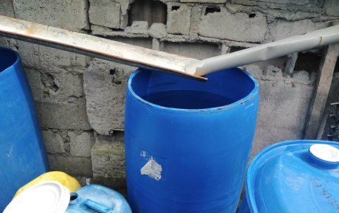 Reciclaje de agua lluvia para riego de huertos.