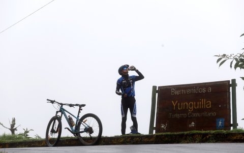 El ciclismo es una de las actividades que desarrollan quienes llegan hasta la zona.