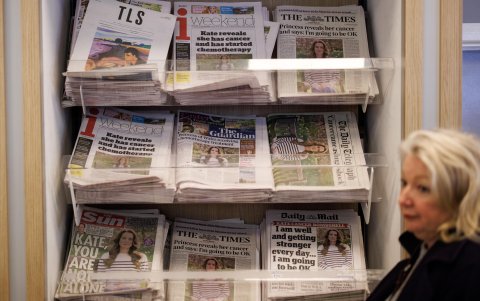 Su enfermedad es noticia no solo en Reino Unido, en todo el mundo.