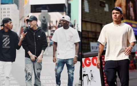 En el grupo que salió en el día libre de La Tri en Estados Unidos, también estaba Piero Hincapié, pero no sale en los videos