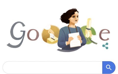 El 21 de noviembre de 2019, Google dedicó un doodle a Matilde Hidalgo Navarro para celebrar y recordar el día que obtuvo su doctorado en medicina.