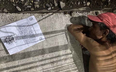 Se hallaron los panfletos con los que se intimidaba a las víctimas.