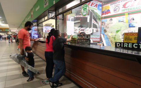 Terminal Terrestre de Guayaquil.