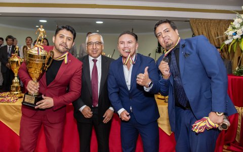 Andres Mármol, Ciro Guzmán, Francisco Rubio y Jorge Velásquez.