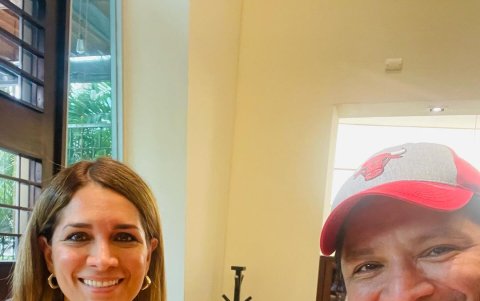 Carlos Julio Gurumendi.y Gaby Pazmiño.