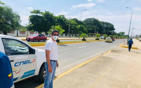 Juan Carlos Medina Jiménez, funcionario de CNEL en años anteriores.