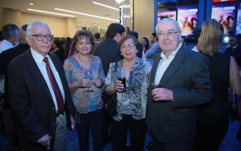 Jorge Egas, Lupe de Egas, Nuria de Pérez y Rodolfo Pérez.