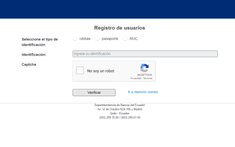 A través de la página web de la Superintendencia de Bancos se puede conocer el historial crediticio.