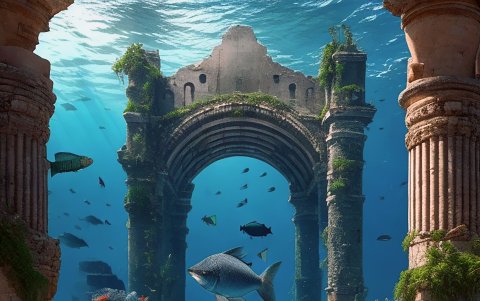 Cartografia imaginaria del desaparecido continente atlante