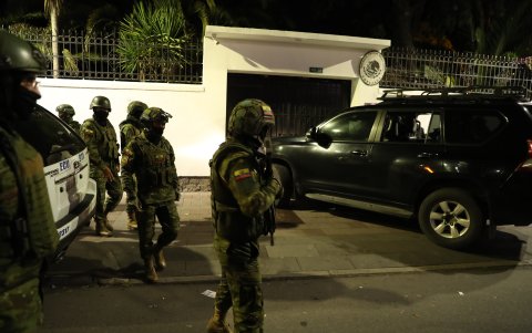 La incursión de Ecuador a la Embajada de México quebró los diálogos que Noboa mantenía con la Revolución Ciudadana, que se declaró como oposición al Gobierno.