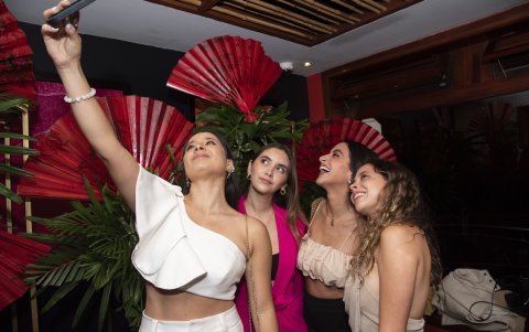 María Paula Troncoso, Michelle Silva, Isabella Pazmiño y Daniela Pazmiño.