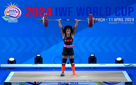 Con la halterista Angie Palacios, Ecuador tiene 24 deportistas clasificados a los Juegos Olímpicos París 2024.