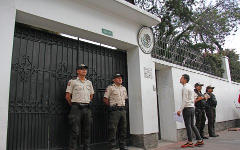 Embajada de México en Ecuador.