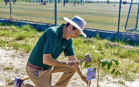 En El Tablazo se plantaron 150 árboles, en total sembrarán 500.