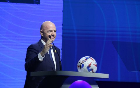 El presidente de la FIFA, Gianni Infantino, intervino previo al 78 Congreso Ordinario de la Conmebol