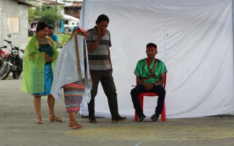 Pocas personas de la comunidad conservan la vestimenta tradicional