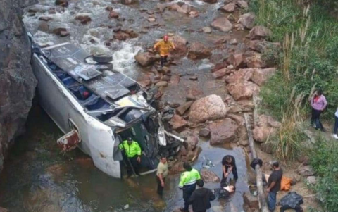 Accidente de la Delegación deportiva de Loja.