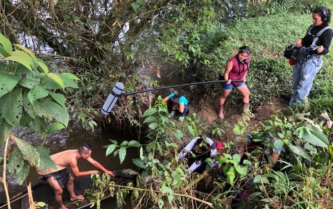 Grabación de la serie SomosHistorias,en zona rural de Florencia