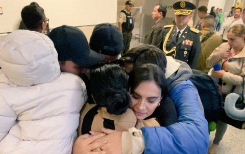 Abadel 8 de diciembre de 2023, cuando emprendió su viaje a Israel.