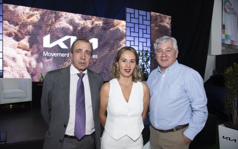 Luis Javier López, Tatiana Montúfar y Bernardo Abad.