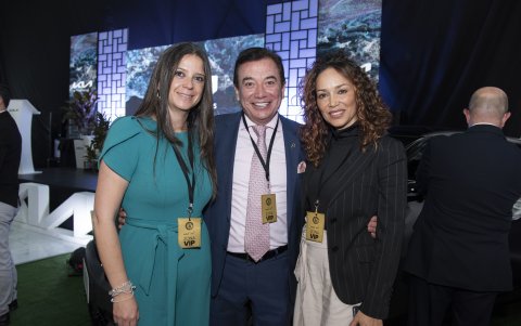 Gabriela Ponce, Pablo Ponce y Francisca Luna.