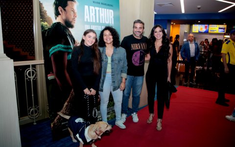 Esther Villagómez, Carolina Mackliff, Diego Spotorno y Nathaly Toledo.