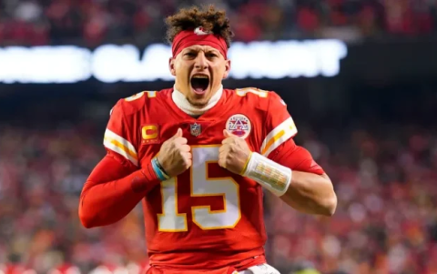 Patrick Mahomes, 'quarterback' de los campeones Kansas City Chiefs de la NFL.
