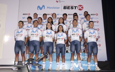 Los integrantes del Movistar Best PC para encarar las carreras de 2024.
