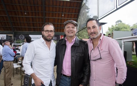 Gonzalo Chiriboga, Nicolás Ochoa y Francisco Aguirre.