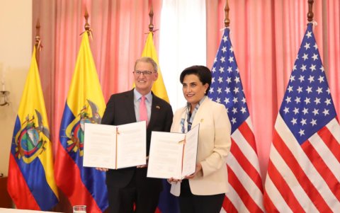Los fondos entregados por Estados Unidos serán utilizados para combatir la inseguridad en Ecuador.