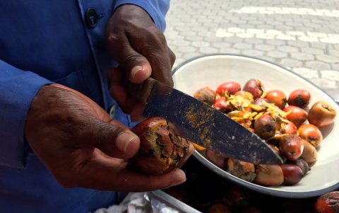 Ahora en Esmeraldas hay muy poco chontaduros a la venta.