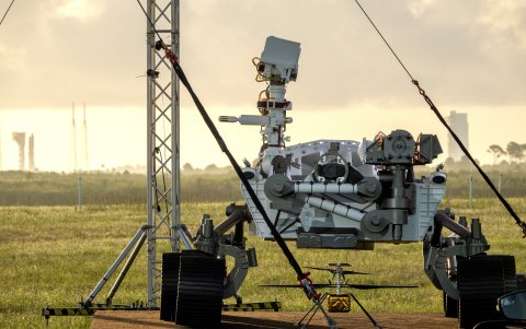 Itinerario. El rover, lanzado en julio de 2020, ideado para recorrer la superficie del planeta durante al menos un año marciano.