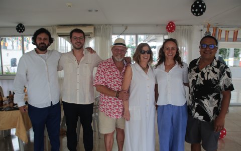 Juan Manuel Benítez, Gonzalo Barranco, Ramón Barranco, Elena Martínez, Carlota López y Andrey Astaiza.
