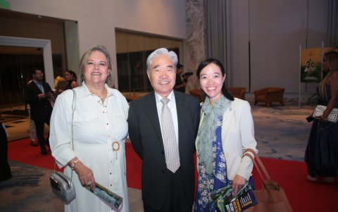 María del Carmen Icaza, Atsushi Uchida y Nao Uchida.
