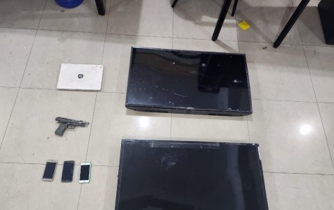 Indicios encontrados por la Policía.