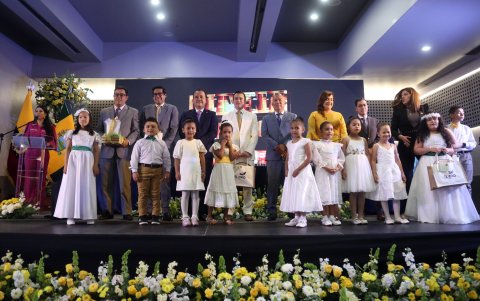 El presidente Daniel Noboa cumplió agenda en El Oro.