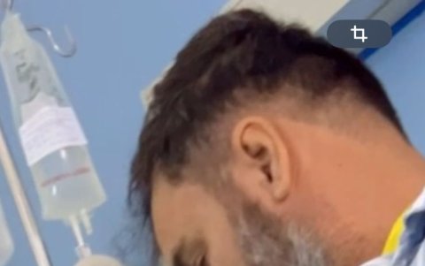 Savash con su padre.