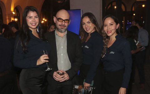 Doménica Romero, José Hervás, Ivana Zurita y María Paola Castrellón.