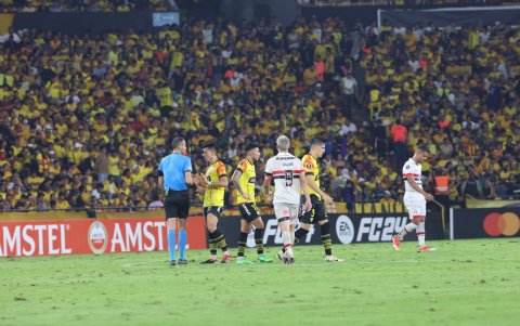 Joao Rojas estuvo en un buen partido, pero lo sacaron.
