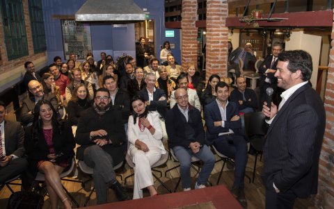 Pedro Moreno de Los Ríos durante su intervención. El expositor es consultor senior en transformación digital y marketing, y catedrático de algunas de las mejores universidades y escuelas de negocios de Europa.