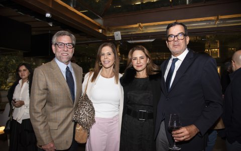 José Cucalón, Bernarda Barreiro, Priscilla Falconi Avellán y Eduardo Peña.