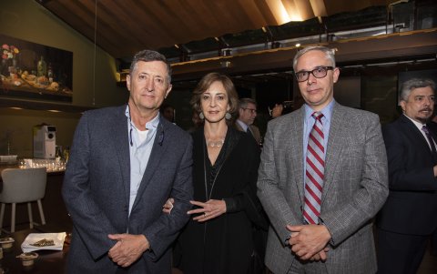 Esteban Chiriboga, Paulina Malo y Carlos Alberto Arroyo del Río.