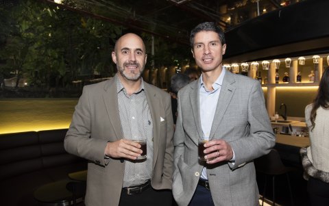 Fabrizio Escudero y Santiago Serrano.